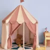 Kid's Concept Tente de Jeu Pavillon - Rayé Brun Poudré