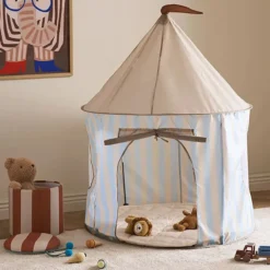 Kid's Concept Tente de Jeu Pop-up - Rayures Bleu