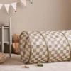 Kid's Concept Tunnel de Jeu - Damier Kaki