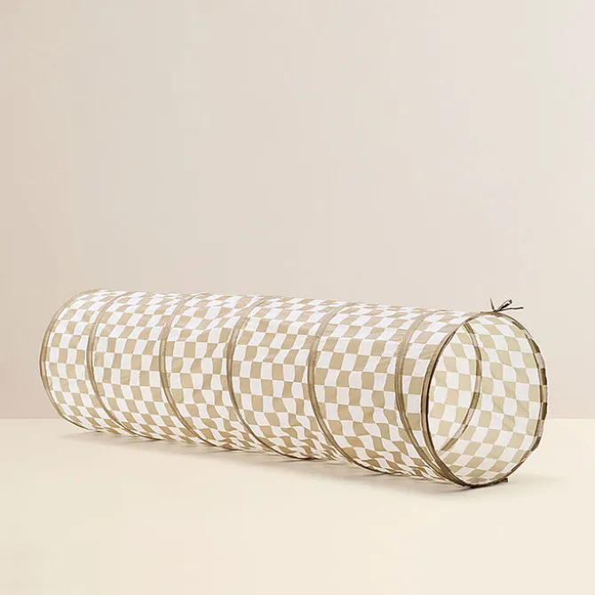 Kid's Concept Tunnel de Jeu - Damier Kaki