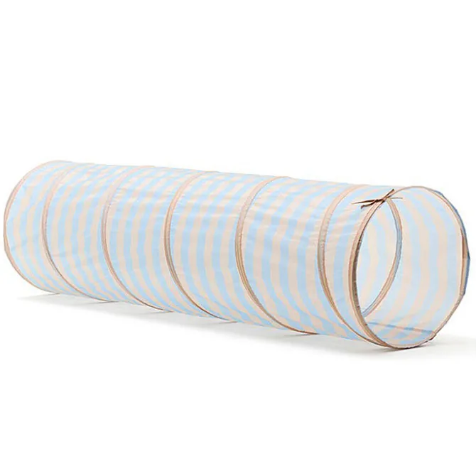Kid's Concept Tunnel de Jeu - Rayures Bleu