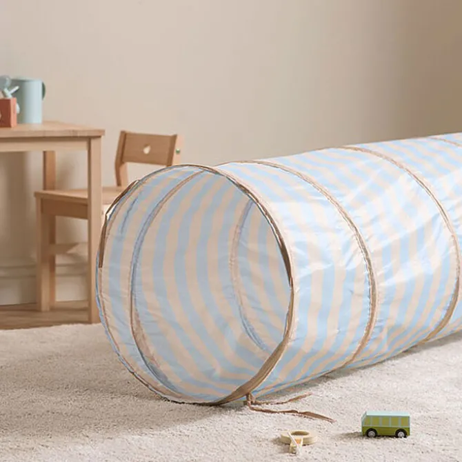 Kid's Concept Tunnel de Jeu - Rayures Bleu