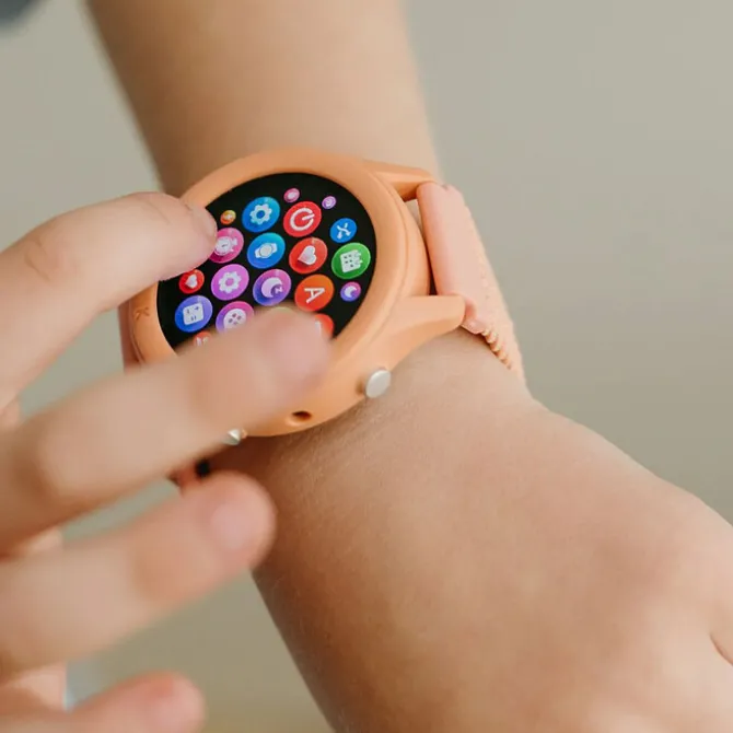 Kidywolf Montre Connectée K-Watch - Rose