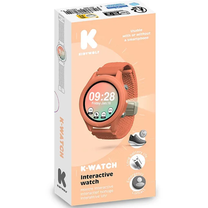 Kidywolf Montre Connectée K-Watch - Rose