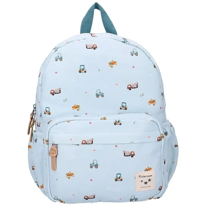 Kidzroom Sac à Dos Little Story - Véhicules Bleu