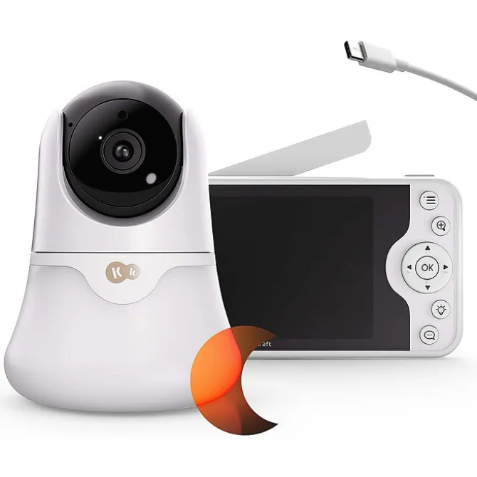 Kinderkraft Babyphone Electronique avec Veilleuse NITEEYE GLOW