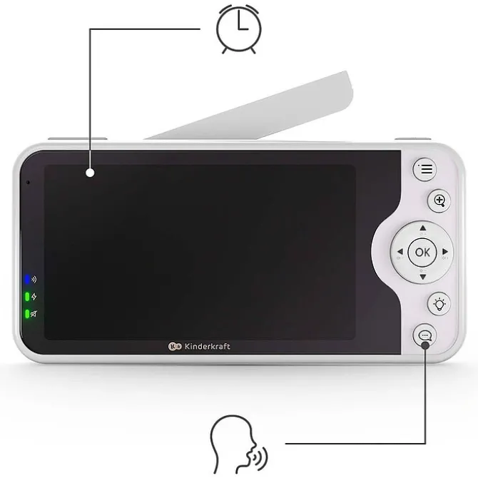 Kinderkraft Babyphone Electronique avec Veilleuse NITEEYE GLOW