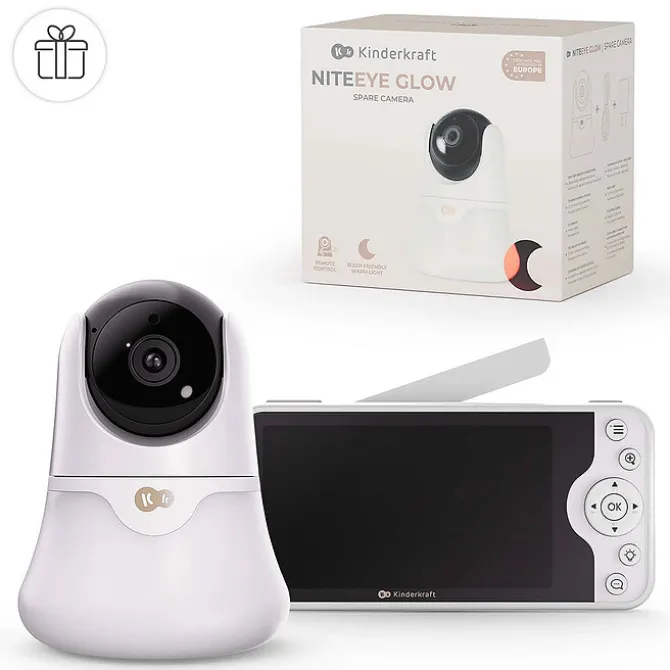 Kinderkraft Babyphone Electronique avec Veilleuse NITEEYE GLOW