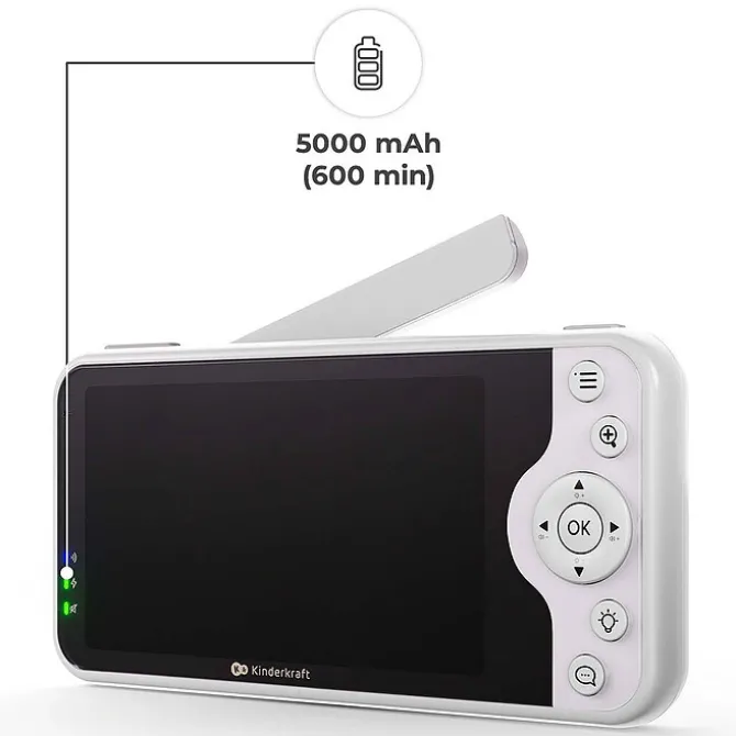 Kinderkraft Babyphone Electronique avec Veilleuse NITEEYE GLOW
