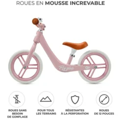 Kinderkraft Draisienne FLYS PLUS - Rose