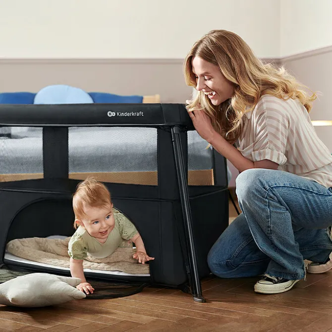 Kinderkraft Lit Bébé CAMI - Noir