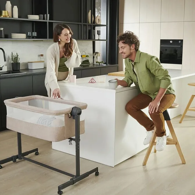 Kinderkraft Lit Bébé NESTE UP - Gris