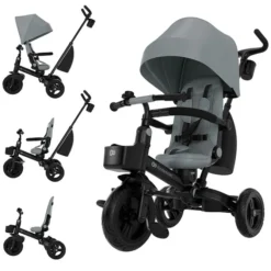 Kinderkraft Tricycle AVEO 2 PLUS - Gris