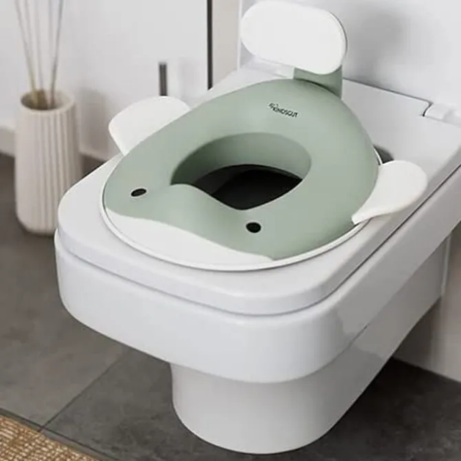 Kindsgut Réducteur de Toilette Baleine - Pistache