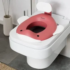 Kindsgut Réducteur de Toilette Baleine - Rose foncé