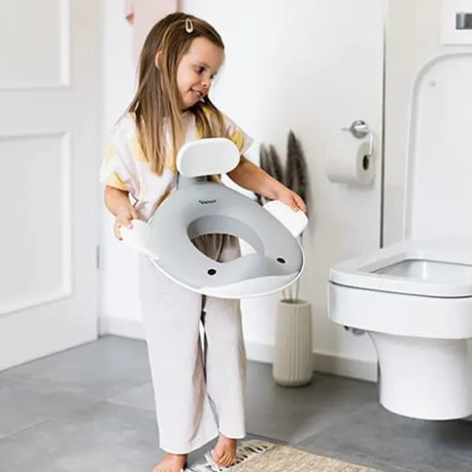 Kindsgut Réducteur de Toilette Baleine - Gris Foncé