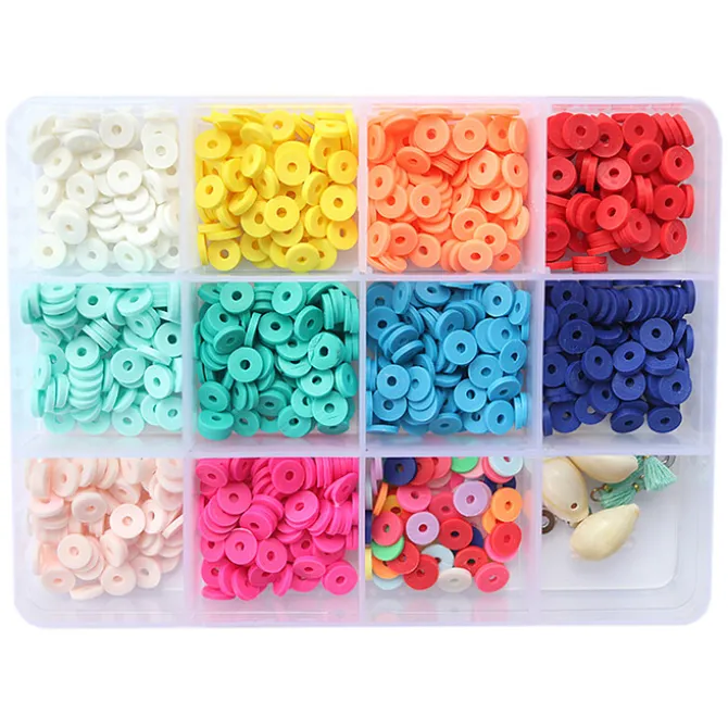 La Petite Epicerie Boîte de 11 Couleurs de Perles Heishi - Pop