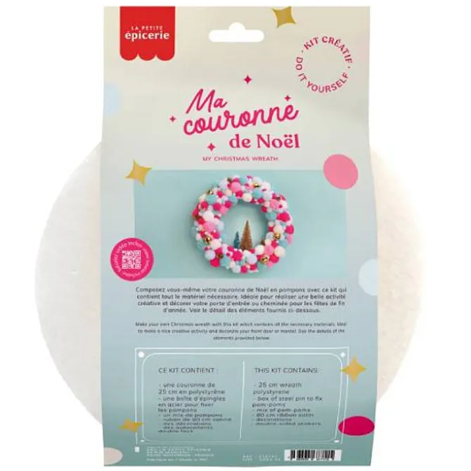 La Petite Epicerie Kit Couronne de Noël - Pop