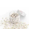 La Petite Epicerie Pot de Perles Lettres - Or et Blanc