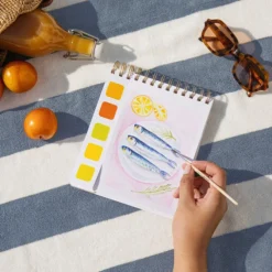 La Petite Epicerie Travel Book Carnet Aquarelle - Méditerranée