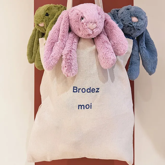 L'Armoire de Bébé Tote Bag à Broder