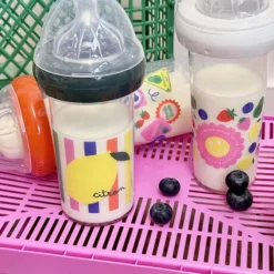 Le Biberon Français Lot de 3 Biberons Fruits - 210 ml et 360 ml