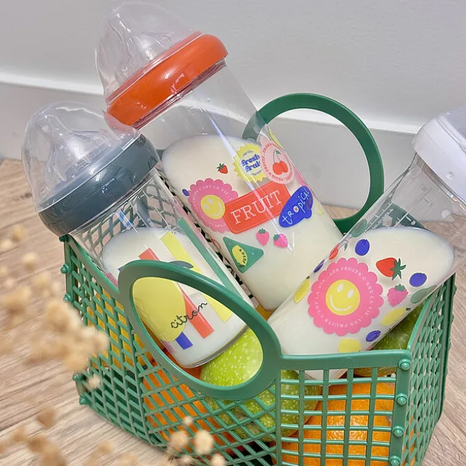 Le Biberon Français Lot de 3 Biberons Fruits - 210 ml et 360 ml