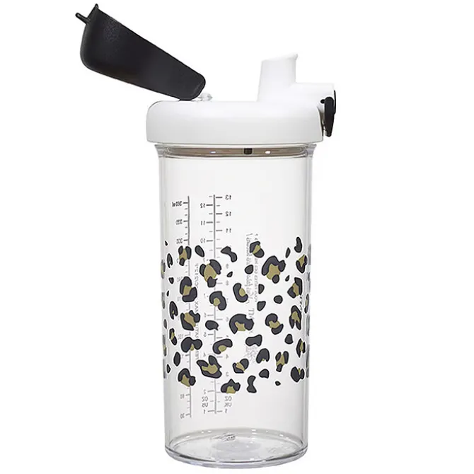 Le Biberon Français Petit Capuchon Gourde Noir et Blanc - 360 ml