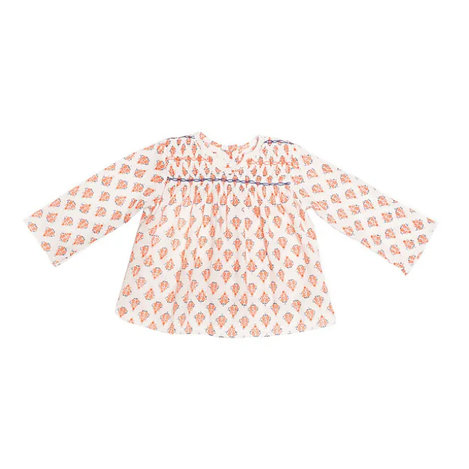Le Petit Lucas du Tertre Blouse Smocky - Russian Bouti - 6/9 mois