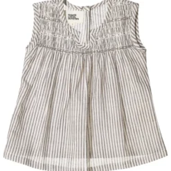 Le Petit Lucas du Tertre Top Smocky - Gris - 9/12 Mois