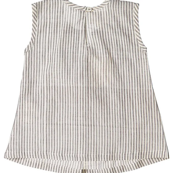 Le Petit Lucas du Tertre Top Smocky - Gris - 9/12 Mois