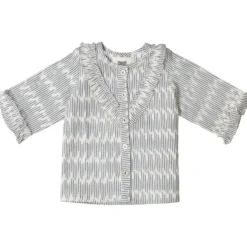 Le Petit Lucas du Tertre Top Vanessa - Blue Cloud Ikat - 2 Ans