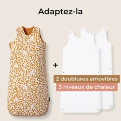 Les Petites Billes Gigoteuse Evolutive 4 Saisons Ourson - 0/6 Mois