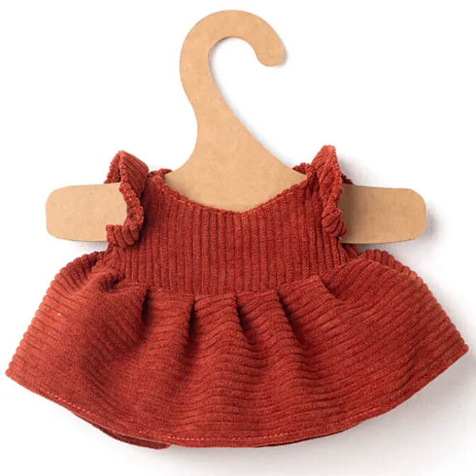 Les Petites Choses Robe pour Peluche Velours Côtelé - Rouge