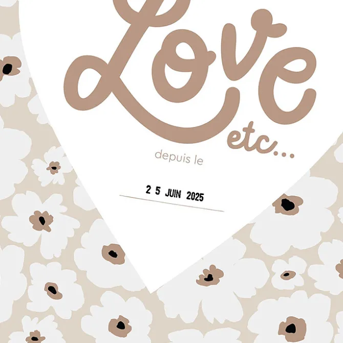 Les Petites Dates Affiche Love Etc...- A4