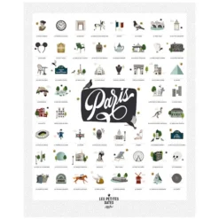 Les Petites Dates Affiche Paris - 50 x 40 cm