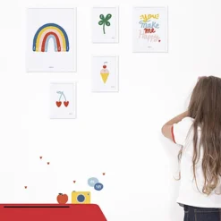 Lilipinso Affiche Arc-en-ciel - 40 x 30 cm