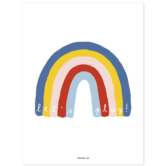 Lilipinso Affiche Arc-en-ciel - 40 x 30 cm