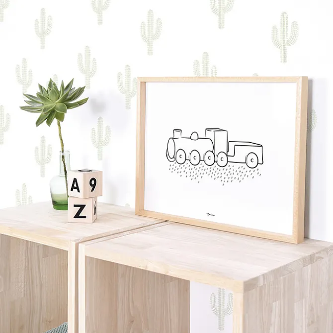Lilipinso Affiche Locomotive - 30 x 40 cm