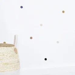 Lilipinso Planche de Stickers - Pois Terracotta