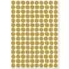 Lilipinso Planche de Stickers - Pois Moutarde