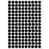 Lilipinso Planche de Stickers - Pois Noir