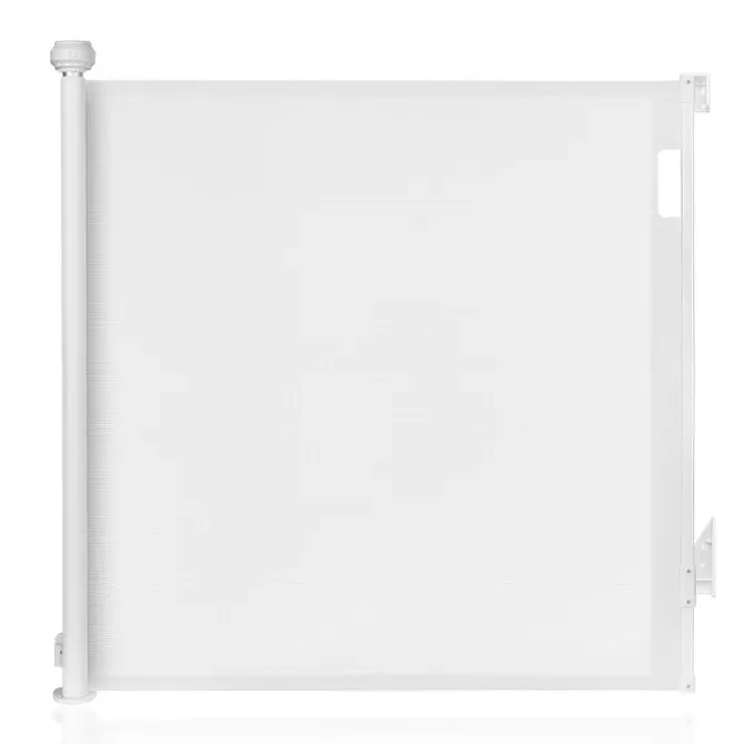 Lionelo Barrière de Sécurité Rétractable Thea - White Natural