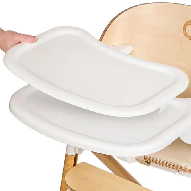 Lionelo Chaise Haute Celia - White Natural