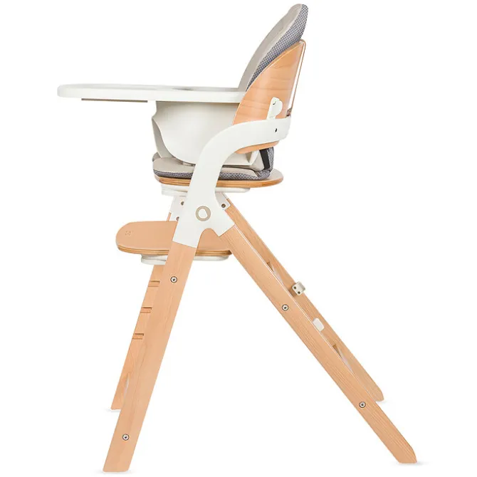 Lionelo Chaise Haute Megan - White Wood
