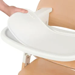 Lionelo Chaise Haute Megan - White Wood