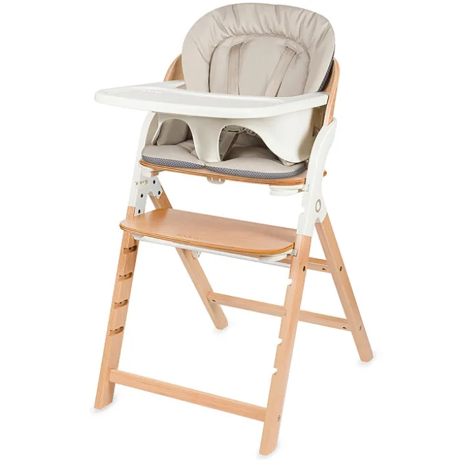 Lionelo Chaise Haute Megan - White Wood