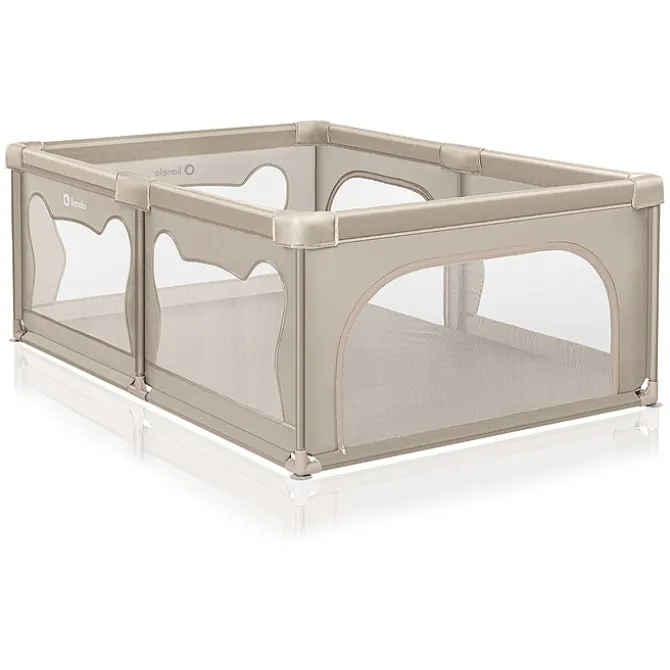 Lionelo Grand Parc Bébé Willow - Beige Sand