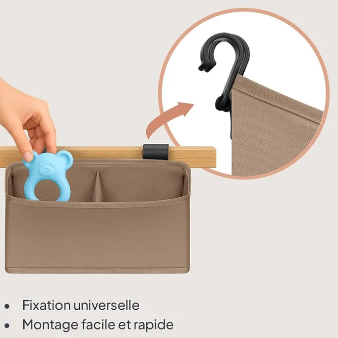 Lionelo Organisateur pour Lit Bébé ou Table à Langer - Large