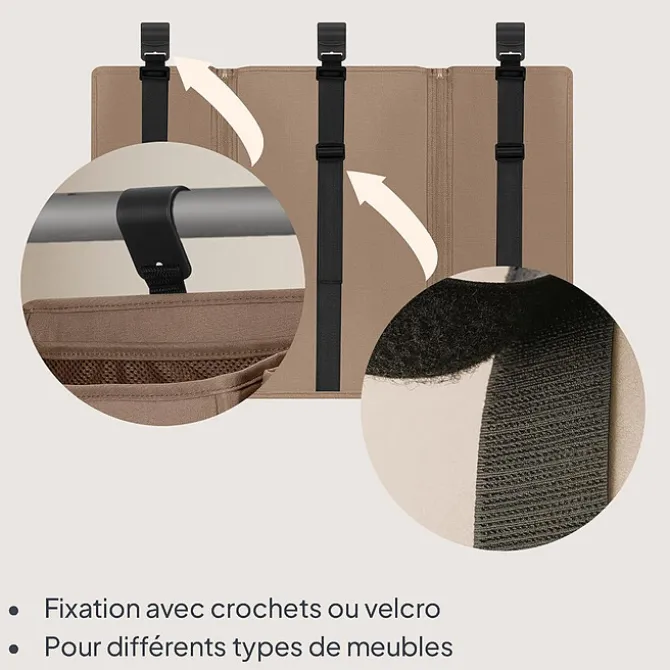 Lionelo Organisateur pour Lit Bébé ou Table à Langer - Large